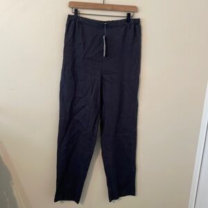 NWT Eileen Fisher Linen Grapht New Basic Pant
